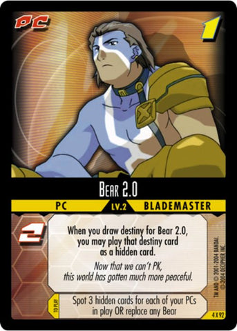 .Hack//Enemy TCG | Bear 2.0 (Foil) - 4X92 | The Nerd Merchant