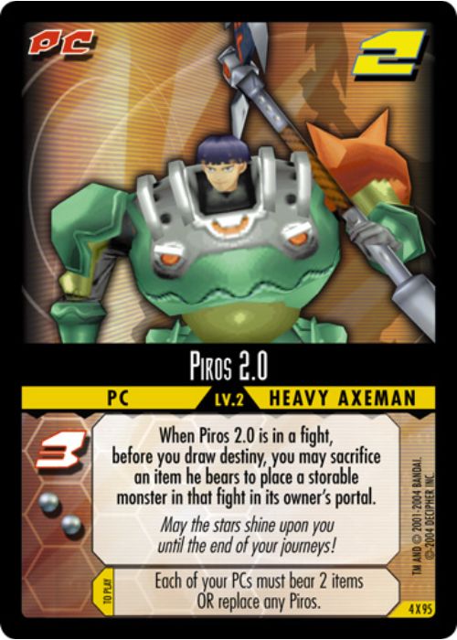 .Hack//Enemy TCG | Piros 2.0 (Foil) - 4X95 | The Nerd Merchant