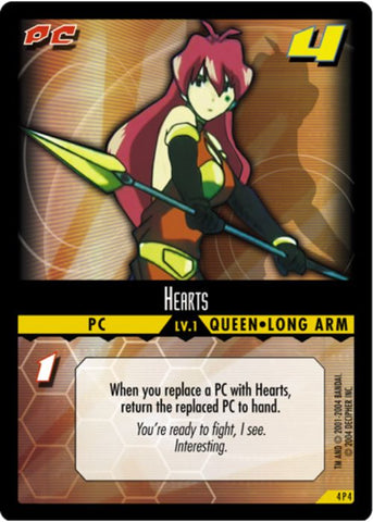 .Hack//Enemy TCG | Hearts (Foil) - 4P4 | The Nerd Merchant