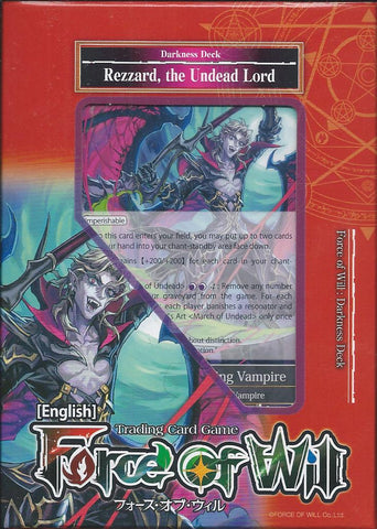 Force of Will TCG | Rezzard, the Undead Lord Darkness Deck | The Nerd Merchant