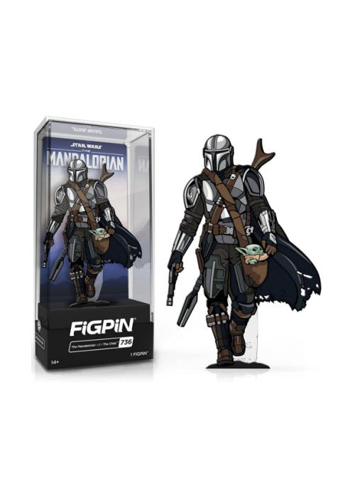 FigPin | The Mandalorian with The Child - The Mandalorian #736 | The Nerd Merchant