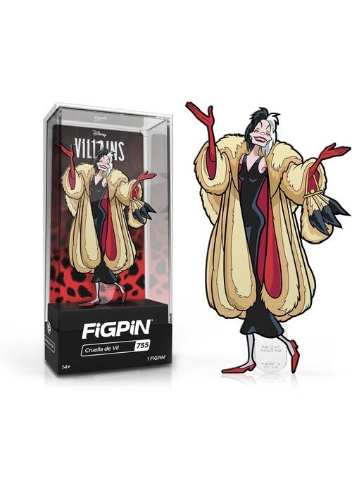 FigPin | Cruella de Vil - Villains #755 | The Nerd Merchant
