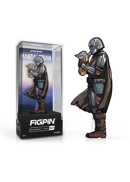 FigPin | The Mandalorian with Grogu - The Mandalorian #827 | The Nerd Merchant