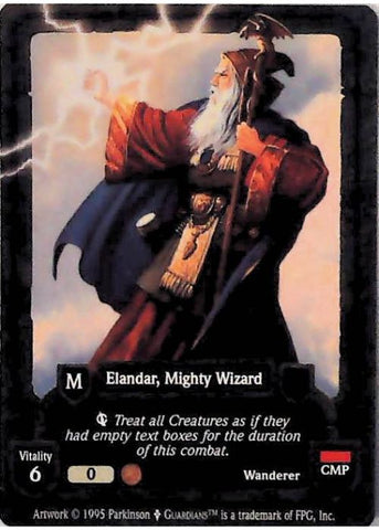 Guardians CCG | Elandar,  Mighty Wizard - Dagger Isle | The Nerd Merchant