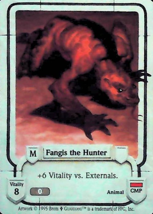 Guardians CCG | Fangis the Hunter [Animal] - Dagger Isle | The Nerd Merchant