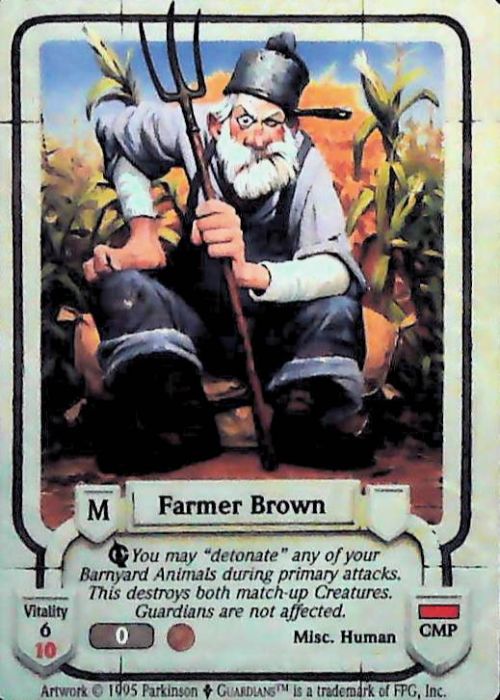 Guardians CCG | Farmer Brown - Dagger Isle | The Nerd Merchant