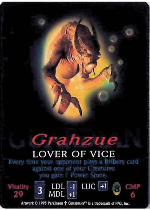 Guardians CCG | Grahzue - Lover of Vice - Dagger Isle | The Nerd Merchant