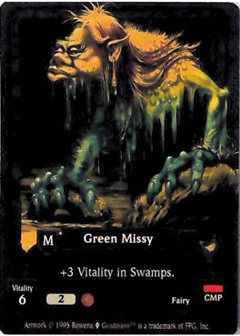 Guardians CCG | Green Missy - Dagger Isle | The Nerd Merchant