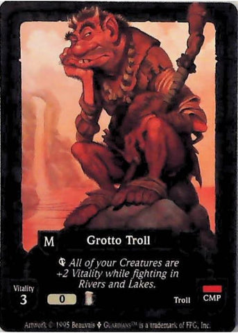 Guardians CCG | Grotto Troll - Dagger Isle | The Nerd Merchant