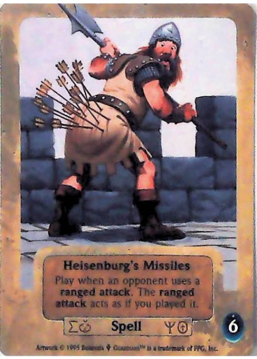 Guardians CCG | Heisenburg's Missiles - Dagger Isle | The Nerd Merchant