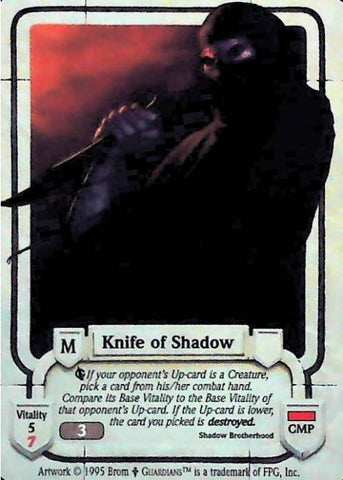 Guardians CCG | Knife of Shadow - Dagger Isle | The Nerd Merchant