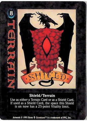 Guardians CCG | Shield/Terrain [Brom's Dragon] - Dagger Isle | The Nerd Merchant