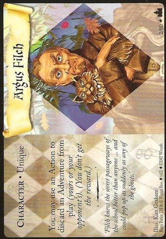 Harry Potter TCG | Argus Filch - Adventures at Hogwarts #2/80 | The Nerd Merchant