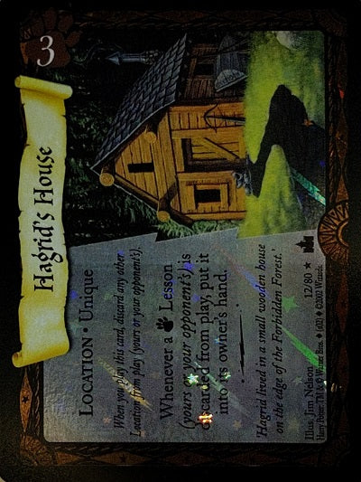 Harry Potter TCG | Hagrid's House (Foil) - Adventures at Hogwarts #12/80 | The Nerd Merchant