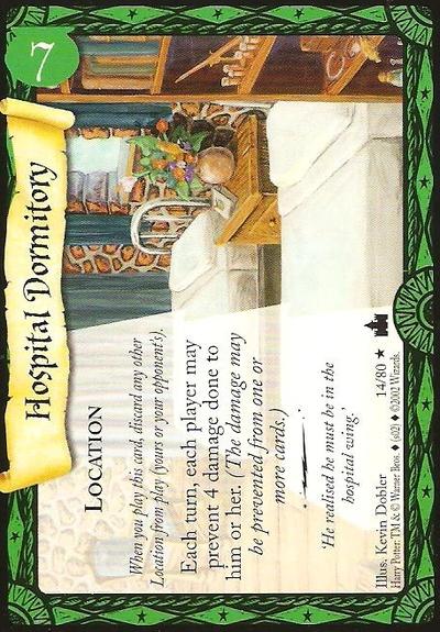 Harry Potter TCG | Hospital Dormitory - Adventures at Hogwarts #14/80 | The Nerd Merchant