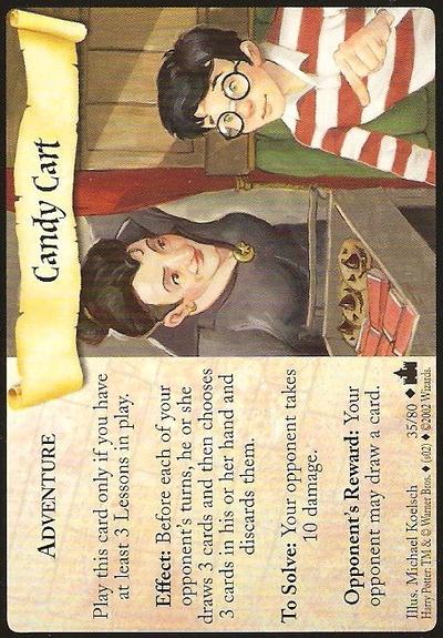 Harry Potter TCG | Candy Cart - Adventures at Hogwarts #35/80 | The Nerd Merchant