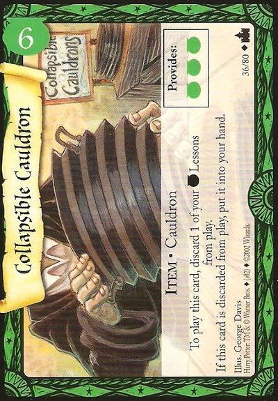 Harry Potter TCG | Collapsible Cauldron - Adventures at Hogwarts #36/80 | The Nerd Merchant