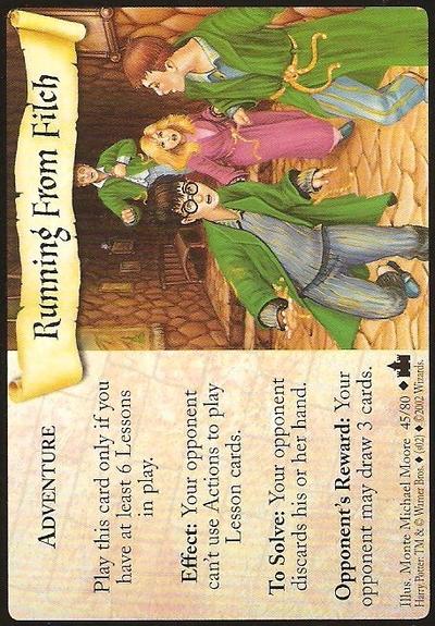 Harry Potter TCG | Running from Filch - Adventures at Hogwarts #45/80 | The Nerd Merchant