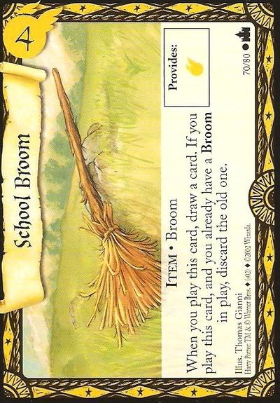 Harry Potter TCG | School Broom - Adventures at Hogwarts #70/80 | The Nerd Merchant