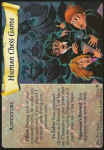 Harry Potter TCG | Human Chess Game (Foil) [GRADED} - Base Set #11/116 | The Nerd Merchant