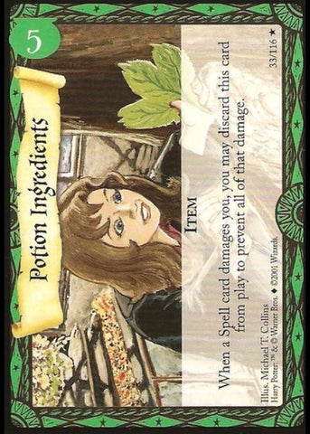 Harry Potter TCG | Potion Ingredients - Base Set #33/116 | The Nerd Merchant