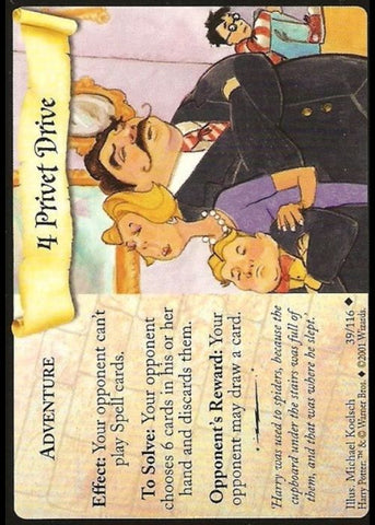 Harry Potter TCG | 4 Privet Drive - Base Set #39/116 | The Nerd Merchant