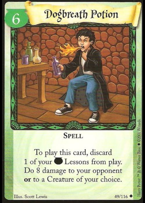 Harry Potter TCG | Dogbreath Potion - Base Set #49/116 | The Nerd Merchant