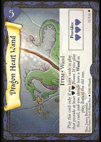 Harry Potter TCG | Dragon Heart Wand - Base Set #51/116 | The Nerd Merchant