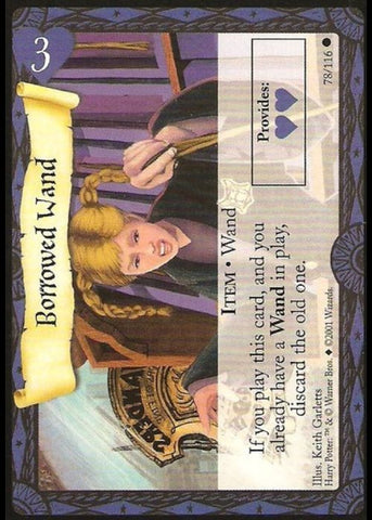 Harry Potter TCG | Borrowed Wand - Base Set #78/116 | The Nerd Merchant