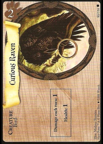 Harry Potter TCG | Curious Raven - Base Set #80/116 | The Nerd Merchant