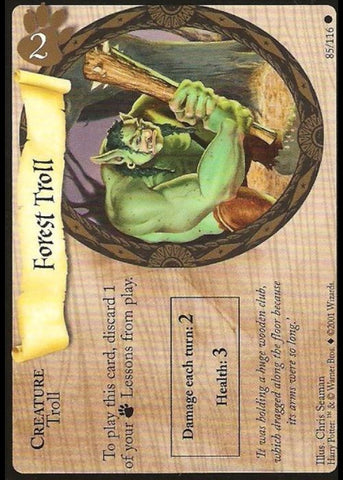 Harry Potter TCG | Forest Troll - Base Set #85/116 | The Nerd Merchant