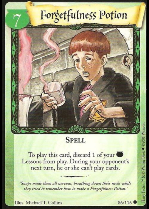 Harry Potter TCG | Forgetfulness Potion - Base Set #86/116 | The Nerd Merchant