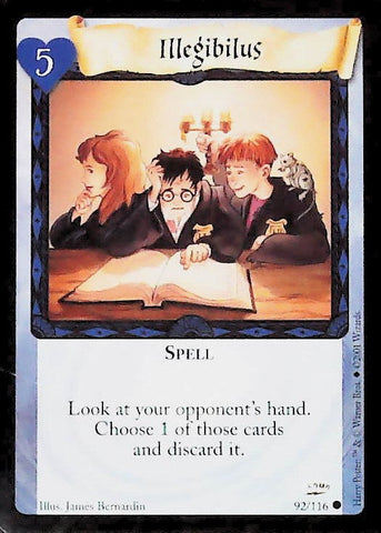 Harry Potter TCG | Illegibilus (Promo) - Base Set #92/116 | The Nerd Merchant