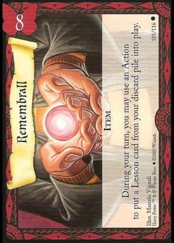 Harry Potter TCG | Remembrall - Base Set #101/116 | The Nerd Merchant