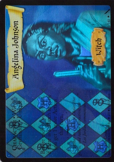 Harry Potter TCG | Angelina Johnson (Holo) - Chamber of Secrets #1/140 | The Nerd Merchant