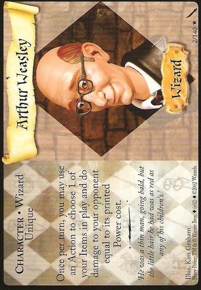 Harry Potter TCG | Arthur Weasley - Chamber of Secrets #2/140 | The Nerd Merchant