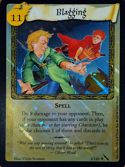 Harry Potter TCG | Blagging (Foil) - Chamber of Secrets #3/140 | The Nerd Merchant