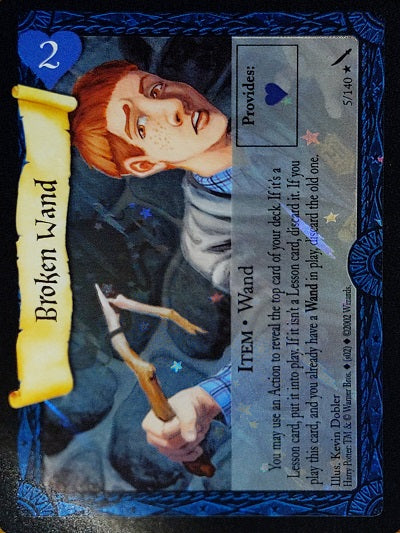 Harry Potter TCG | Broken Wand (Foil) - Chamber of Secrets #5/140 | The Nerd Merchant