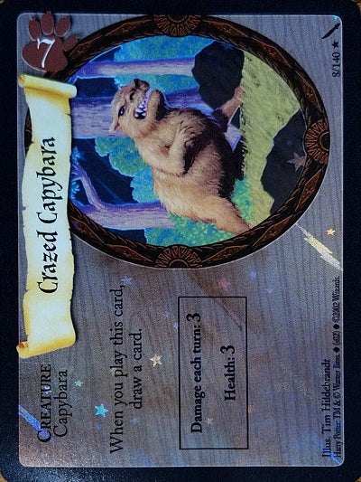 Harry Potter TCG | Crazed Capybara (Foil) - Chamber of Secrets #8/140 | The Nerd Merchant