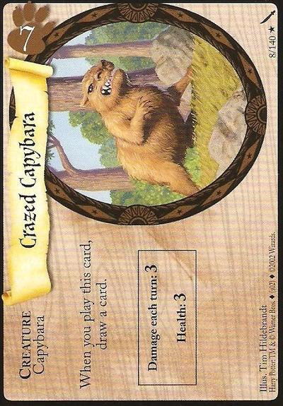 Harry Potter TCG | Crazed Capybara - Chamber of Secrets #8/140 | The Nerd Merchant