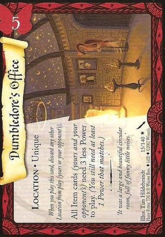 Harry Potter TCG | Dumbledore's Office - Chamber of Secrets #15/140 | The Nerd Merchant