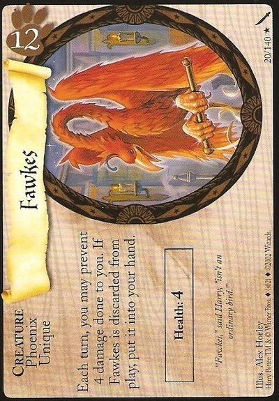 Harry Potter TCG | Fawkes - Chamber of Secrets #20/140 | The Nerd Merchant