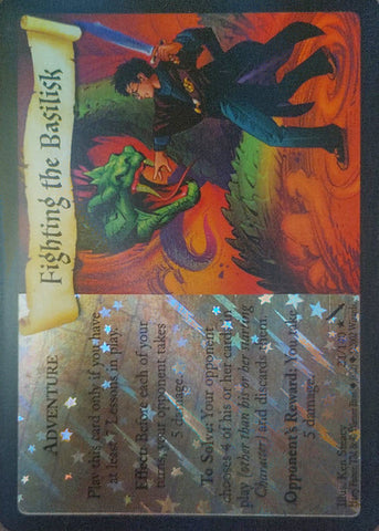 Harry Potter TCG | Fighting the Basilisk (Foil) - Chamber of Secrets #21/140 | The Nerd Merchant