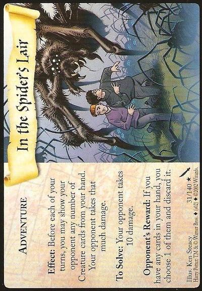 Harry Potter TCG | In the Spider's Lair - Chamber of Secrets #31/140 | The Nerd Merchant