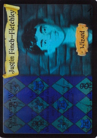 Harry Potter TCG | Justin Finch-Fletchley (Holo) - Chamber of Secrets #32/140 | The Nerd Merchant