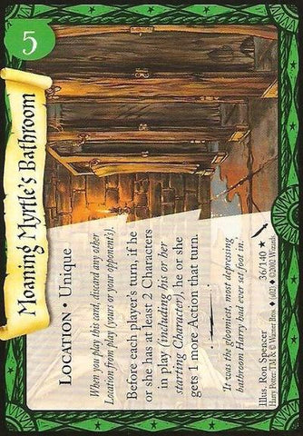 Harry Potter TCG | Moaning Myrtle's Bathroom - Chamber of Secrets #36/140 | The Nerd Merchant