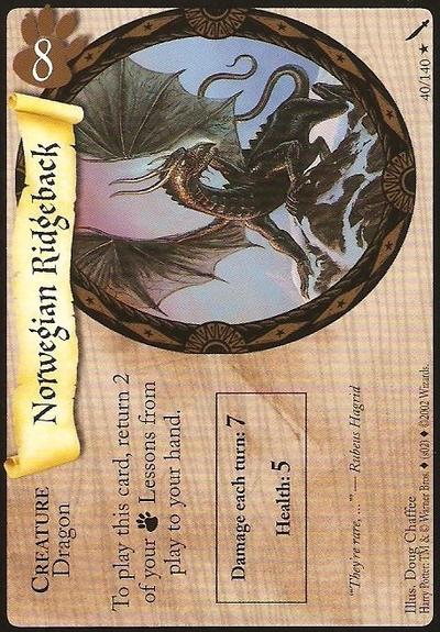 Harry Potter TCG | Norwegian Ridgeback - Chamber of Secrets #40/140 | The Nerd Merchant