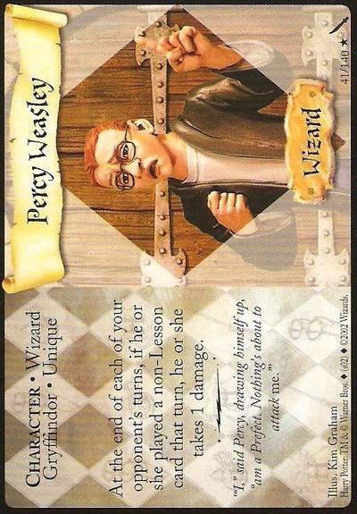 Harry Potter TCG | Percy Weasley - Chamber of Secrets #41/140 | The Nerd Merchant