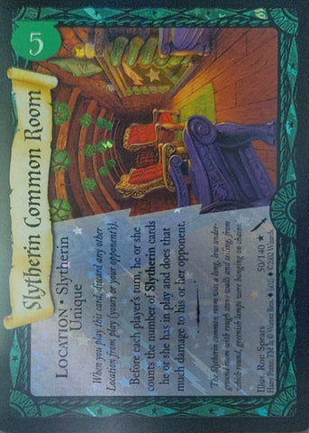 Harry Potter TCG | Slytherin Common Room (Foil) - Chamber of Secrets #50/140 | The Nerd Merchant