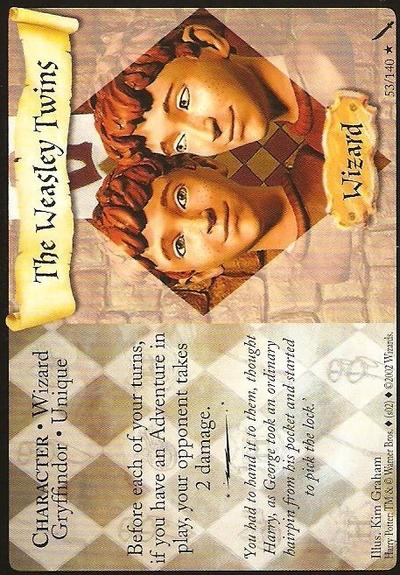 Harry Potter TCG | The Weasley Twins - Chamber of Secrets #53/140 | The Nerd Merchant